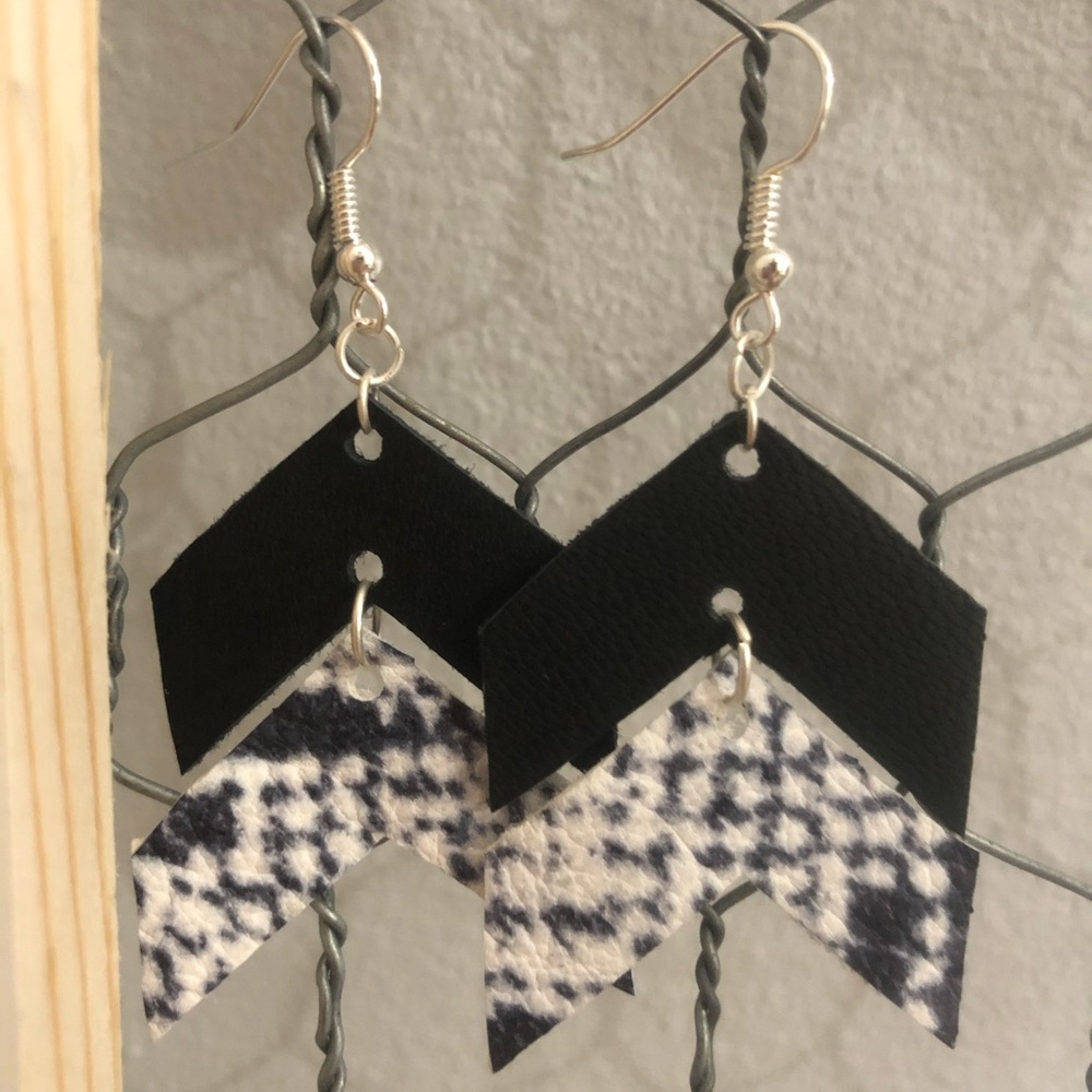 Chevron earrings